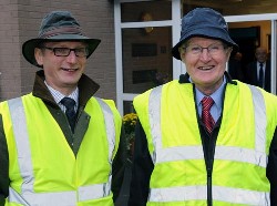 James May and Brendan Kane were kept busy as parking attendants.